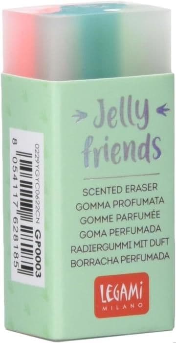 Scented Eraser - Legami - Jelly Friends - Dino Theme - 2,3 x 5 cm - Vanilj