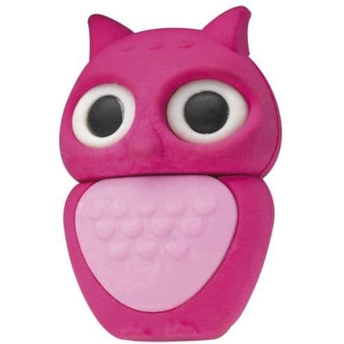 Westcott suddgummi uggla tjejer 1,8 x 2,5 x 4 cm gummi rosa/ljusrosa