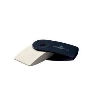 Mini radergummifodral - FABER-CASTELL - Svart - Ergonomisk - PVC-fri - Skyddsfodral
