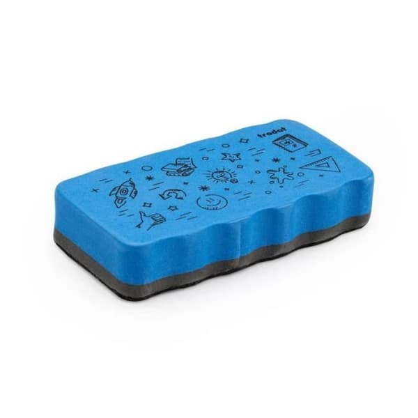 Magnetisk suddare för whiteboard Blå - Storlek: 10,5 x 5,5 x 1,8 cm