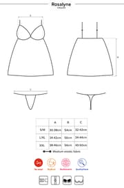 Obsessive Rosalyne Babydoll & Thong