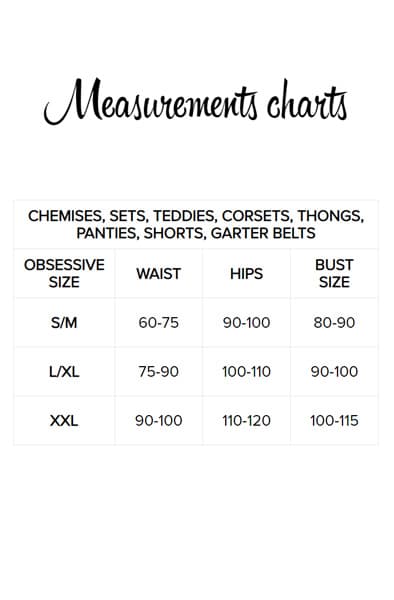 Obsessive Lovica Chemise & Thong Sexiga kläder