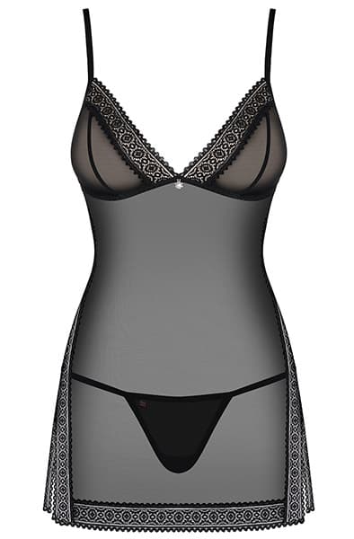 Obsessive 862-CHE-1 Chemise & Thong Sexiga underkläder