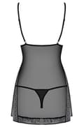 Miniatyrbild 4 av 5: Obsessive 862-CHE-1 Chemise & Thong Sexiga underkläder
