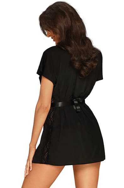 Obsessive Diyosa Peignoir Black