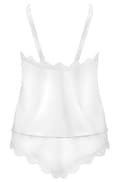 Pikkukuva 4 / 5: Obsessive Prima Neve Top & Panty White seksikkäät alusvaatteet