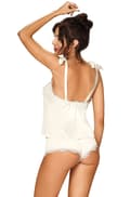 Pikkukuva 2 / 5: Obsessive Prima Neve Top & Panty White seksikkäät alusvaatteet