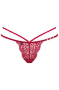 Miniatyrbild 3 av 5: Obsessive Ivetta Thong Spetstrosa