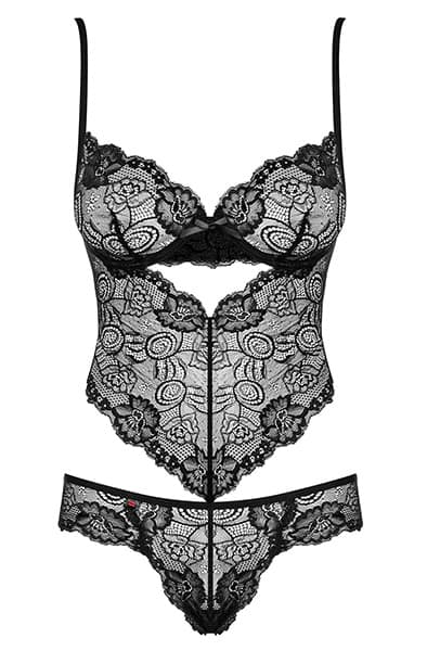 Obsessive Alluria Teddy Black Teddy