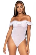 Pikkukuva 1 / 3: Leg Avenue Off The Shoulder Teddy Teddy