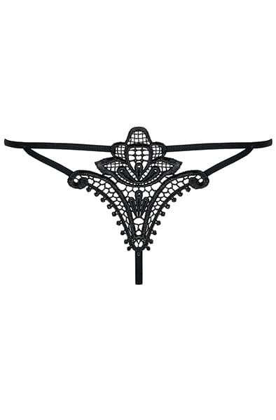 Obsessive Luiza Thong Black