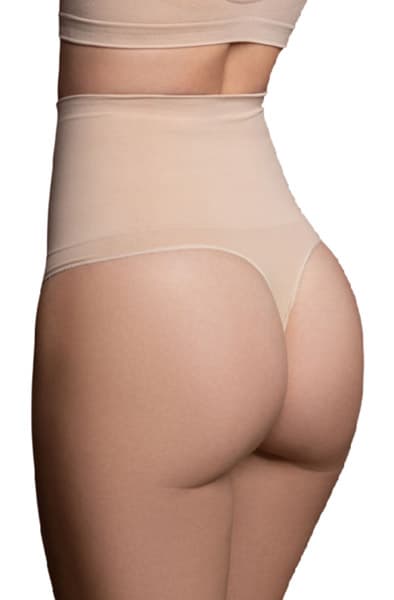 Seamless High Waist Medium Control Nude M
