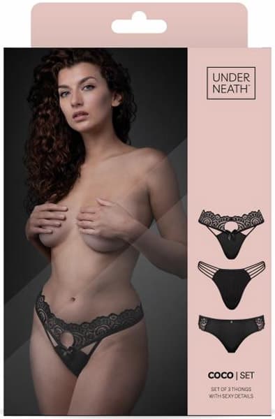Underneath Coco Thong Set of 3