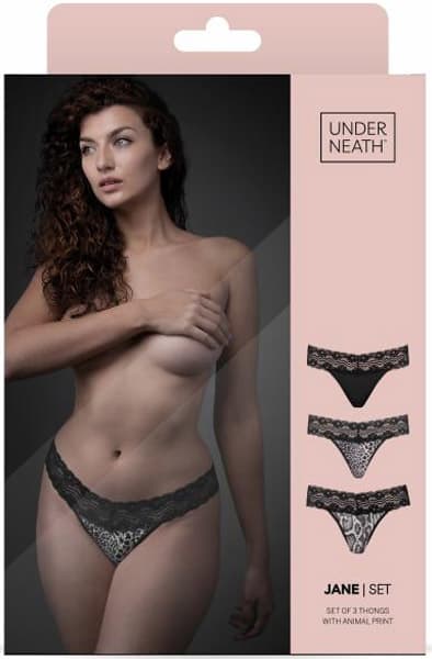 Underneath Jane Thong Set of 3