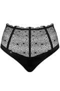 Miniatyrbild 3 av 5: Obsessive Sharlotte Panties Black Spetstrosa