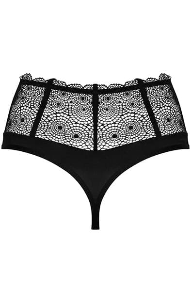 Obsessive Sharlotte Panties Black Spetstrosa