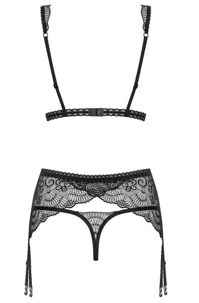 Obsessive Firella 3-pcs Set Black