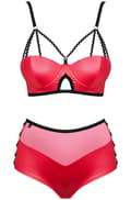 Miniatyrbilde 3 av 5: Obsessive Leatheria 2-pcs Set Red