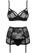 Miniatyrbilde 3 av 5: Obsessive Peonesia 3-pcs Set Black