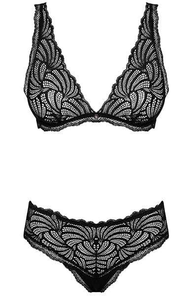 Obsessive Sweetia 2-pcs Set Black