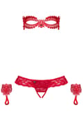 Miniatyrbillede 3 af 4: Obsessive Hetea 3 pcs Set Red