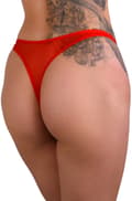 Miniatyrbild 2 av 3: Sexy Floral Lace String Red Spetstrosa