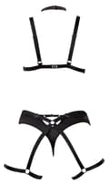 Miniatyrbillede 8 af 8: COTTELLI BONDAGE HARNESS SÆT SORT S/L