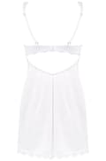 Miniatyrbillede 4 af 5: Obsessive Amor Blanco Chemise & Thong Sexet undertøj