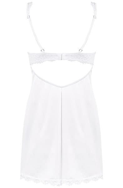 Obsessive Amor Blanco Chemise & Thong Sexet undertøj