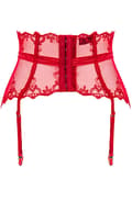 Miniatyrbild 4 av 5: Obsessive Lonesia Garter Belt Red Strumebandshållare