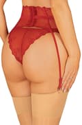 Miniatyrbild 2 av 5: Obsessive Lonesia Garter Belt Red Strumebandshållare