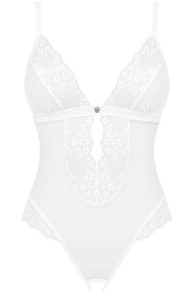 Obsessive Heavenlly Crotchless Teddy Teddy