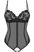 Miniatyrbillede 3 af 5: Obsessive Serena Love Crotchless Teddy Teddy
