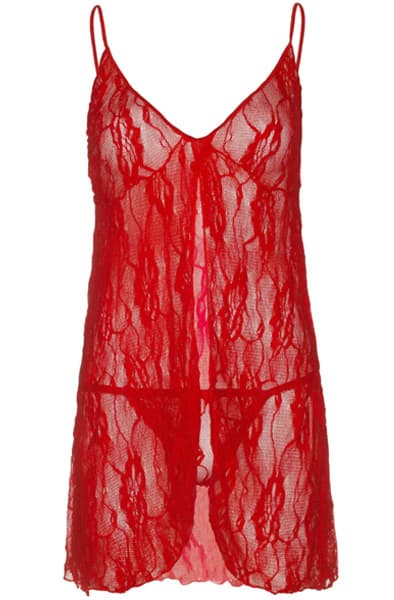 Romantic Babydoll & G-String Red Babydoll