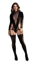 Miniatyrbild 1 av 2: Kalyke XXIII - SVART Bodystocking
