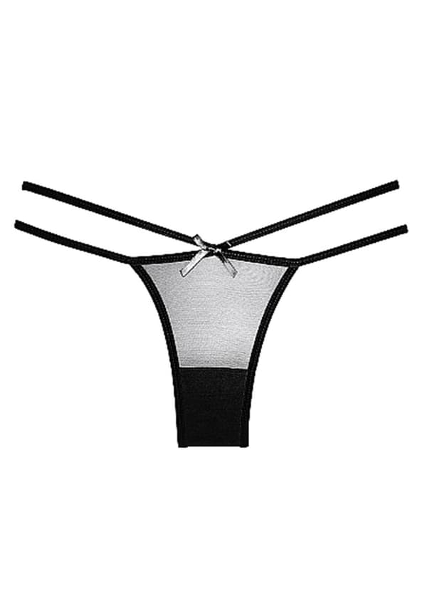 Naughty Vanilla Panty - Sorte Trusser