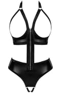 Miniatyrbillede 3 af 5: Obsessive Norides Crotchless Teddy Black Teddy