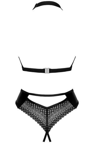 Obsessive Norides Crotchless Teddy Black Teddy