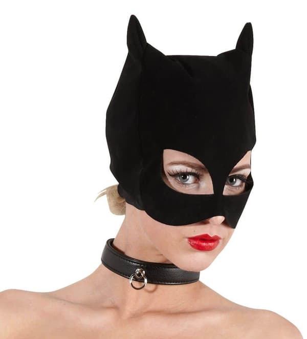 Bad Kitty - Svart Kattmask