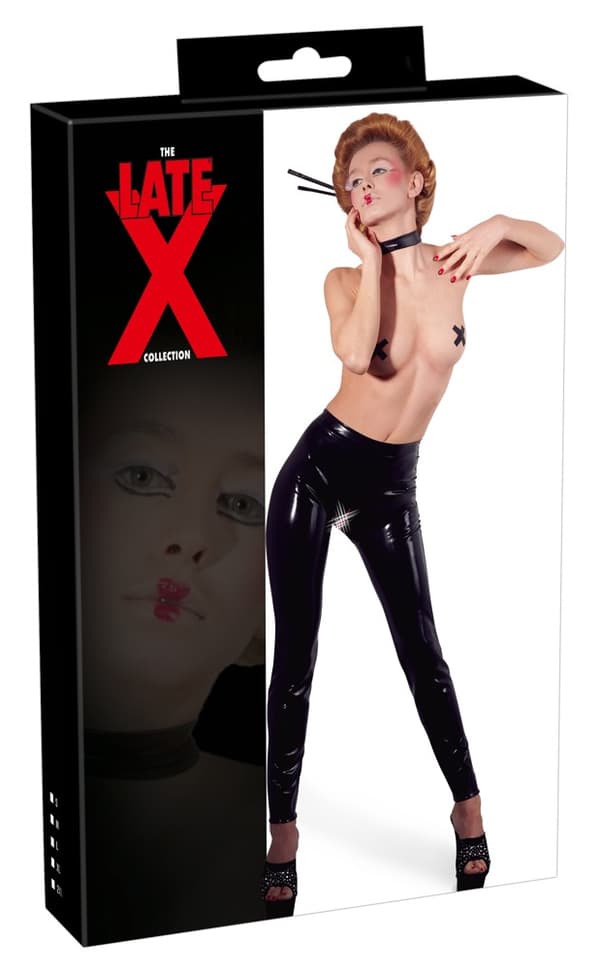 Crotchless Latex Leggings S