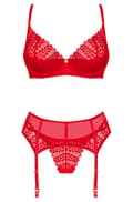 Miniatyrbillede 3 af 5: Obsessive Ingridia 3-pcs Set Red