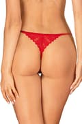 Miniatyrbilde 4 av 6: Obsessive Ingridia Crotchless Thong Red
