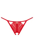 Miniatyrbilde 5 av 6: Obsessive Ingridia Crotchless Thong Red