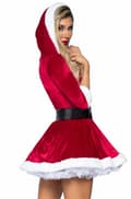 Miniatyrbilde 4 av 6: Leg Avenue Mrs. Claus Hooded Dress