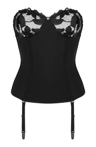 Obsessive Editya Corset Black Korsett