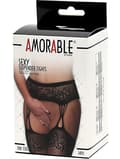 Miniatyrbild 2 av 3: Amorable by Rimba: Suspender Tights, One Size