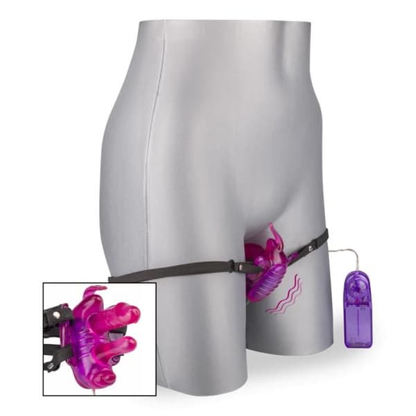 Culotte vibrerande fjäril tredubbel stimulering