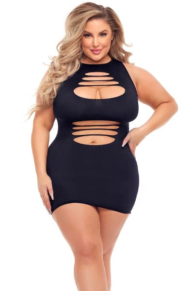 Can't Commit Dress Black