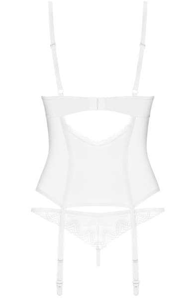 Obsessive Alissium Corset & Thong Korsett med stringtrosa