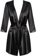 Pikkukuva 3 / 4: Obsessive Satinia Robe With Thong seksikkäät alusvaatteet